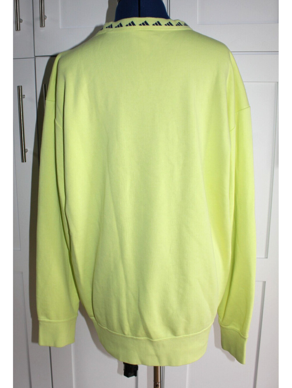 adidas Juventus FC Sweatshirt Mens Large L Signal Green Crewneck Soccer Pullover - Picture 7 of 14